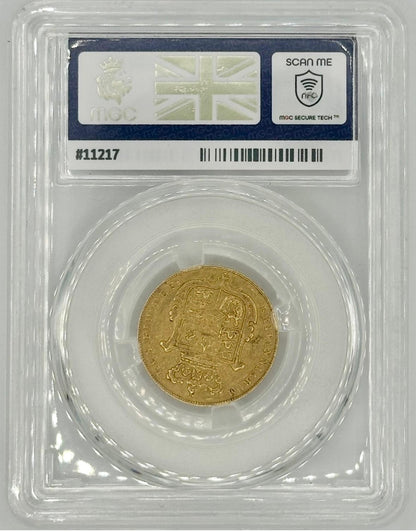1826 Great Britain 1 Sovereign Gold Coin – King George IV – MGC Graded AU-58